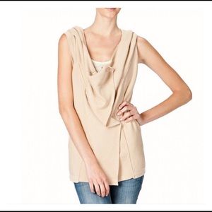 Final Sale New Beige  Hoodie Summer Top